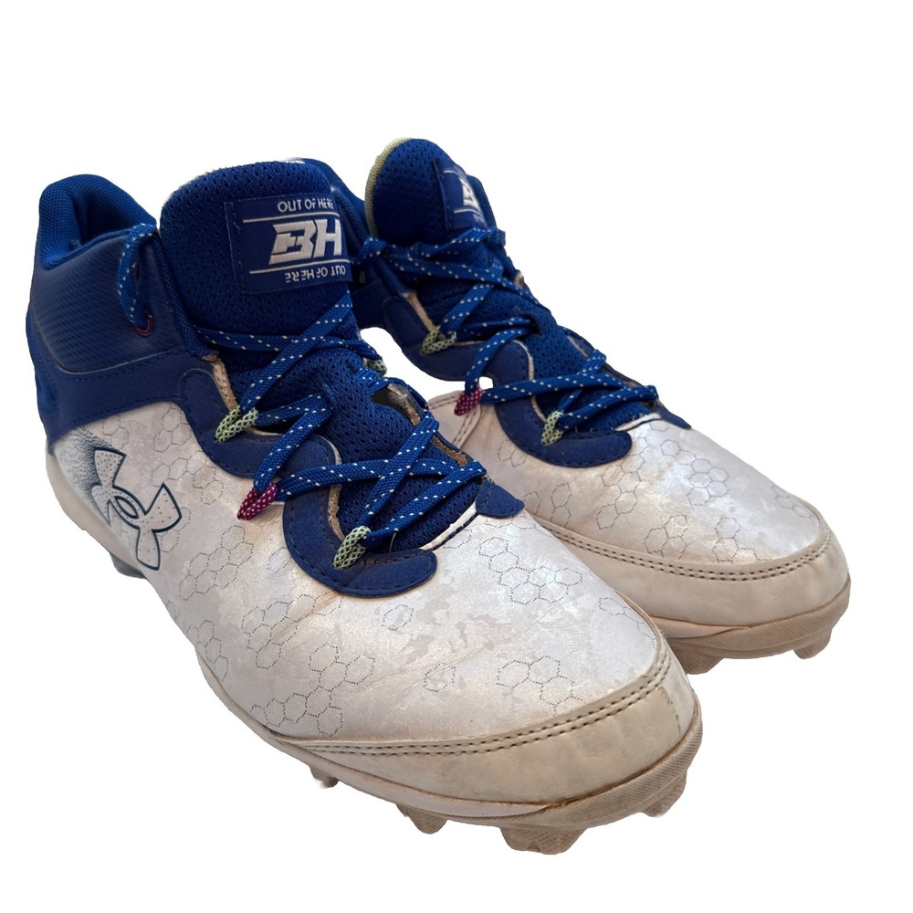 Men's Under Armour Harper 8 Mid RM Size 9.5 Sneakers Athletic Baseball Cleats